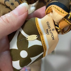 Authentic Louis Vuitton scrunchie
